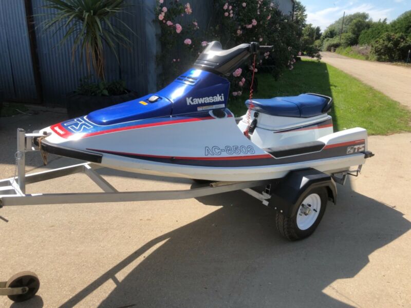 Kawasaki 650 Ts 2 Seater Jetski With Trailer In Super Condition Retro