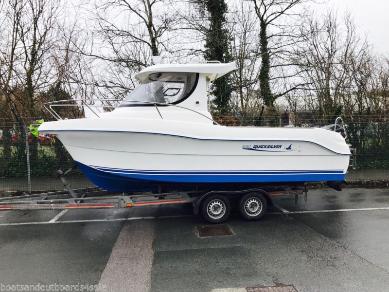 Quicksilver 630 Pilothouse Mercury 90HP Outboard Motor Fishing Speed ...