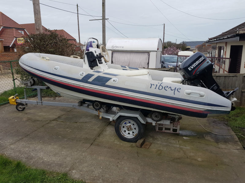 Ribeye 400, 4.0M Rib Boat With 35hp Evinrude Outboard for sale from ...