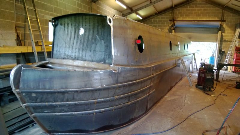 Narrowboat Widebeam And Houseboat Shells for sale for £ ...