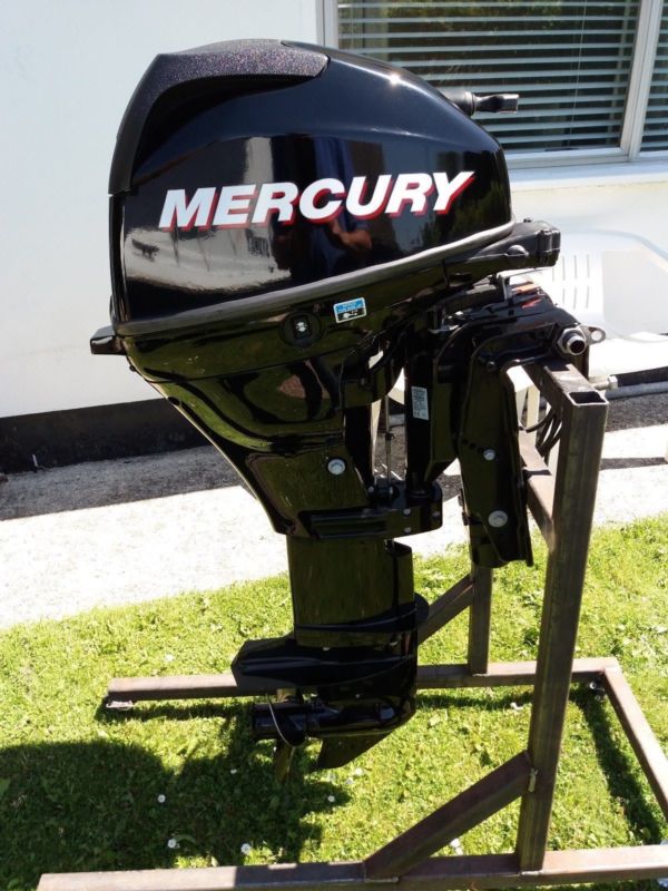 Mercury 15hp Elpt 4 Stroke, Electric Start, Power Trim/tilt, 37 Hours ...