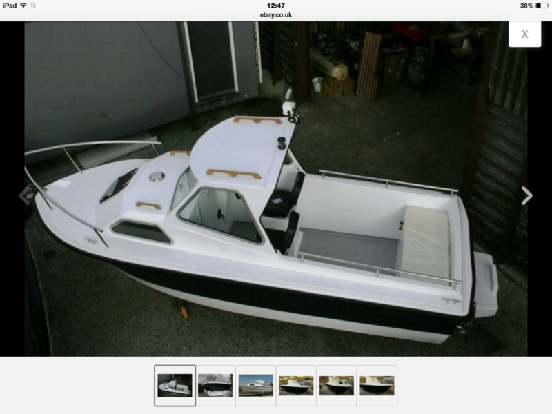 fishing boat 19ft new px motorhome for sale for £5,950 in