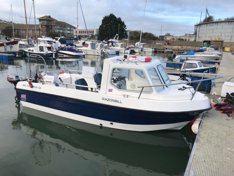 Cruiser cabin boat 16ft boats river day sale