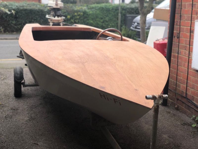 60s Classic Wood Gentlemans Runabout Boat 135ft Project With Trailer