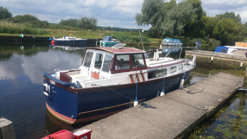 Boat Motor Sailor 30ft Kemrock Thornycroft Grp Liveaboard for sale from ...