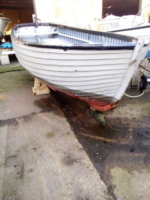 Clinker Built Wooden Fishing Beach Boat for sale from United Kingdom