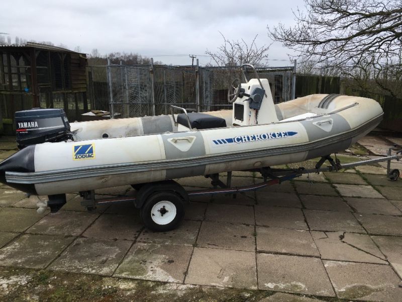 Zodiac 4.5 Meter Rib Boat / Inflatable Rigid Rib Boat for sale from ...