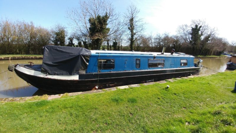 40 Ft Project Narrow Boat Narrowboat Canal Livaboard. Px Either Way ...