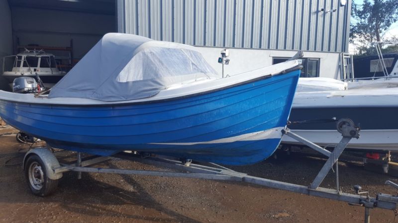 Orkney Fastliner 16 Fishing Boat New Canopy Galvanised ...