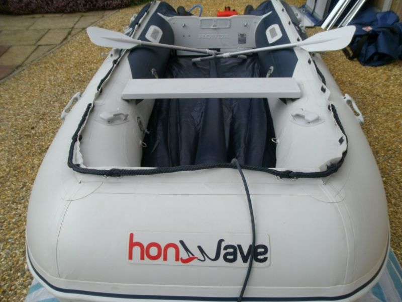 Honwave Inflatable Boat Rib / Sib. Honda 10hp Outboard. for sale from United Kingdom