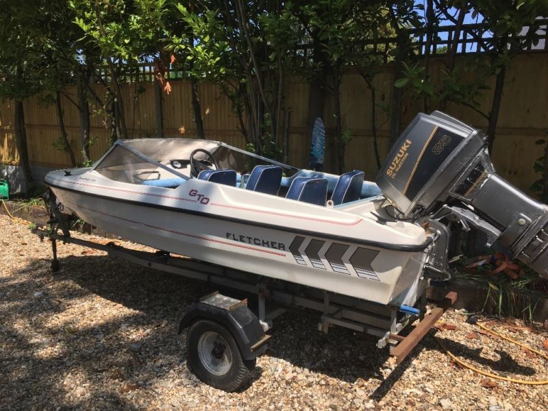 Fletcher 140GTO Speedboat With Suzuki 85 Engine for sale from United ...