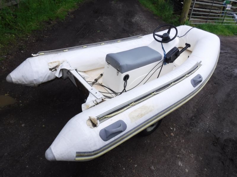 Rib Inflatable Boat Dinghy Valiant v300 Spares Or Repair Fishing Grp ...