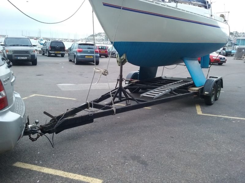 used sailboat trailer keel