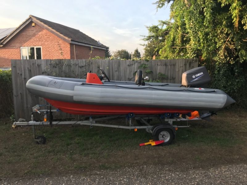 Avon Searider 4m Rib ( SR4 ) - Yamaha 40hp Outboard And Trailer - Vgc ...