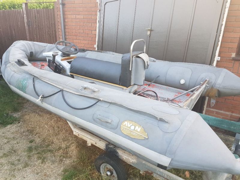 Avon Seamaster Ribbe Boat 12 Ft With Trailer, No Engine For Sale From 