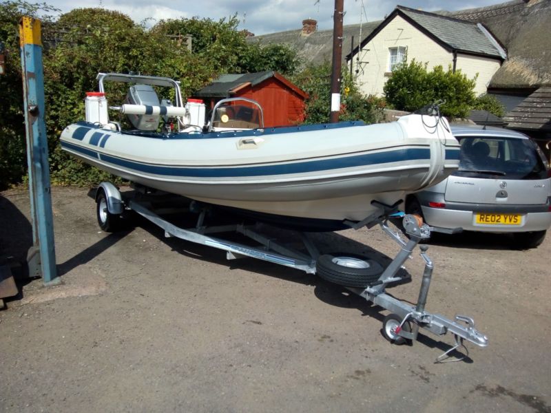 19.7 Feet Prestige Z-A Rib, Power Boat, 90HP 2 Stroke Mariner Engine ...