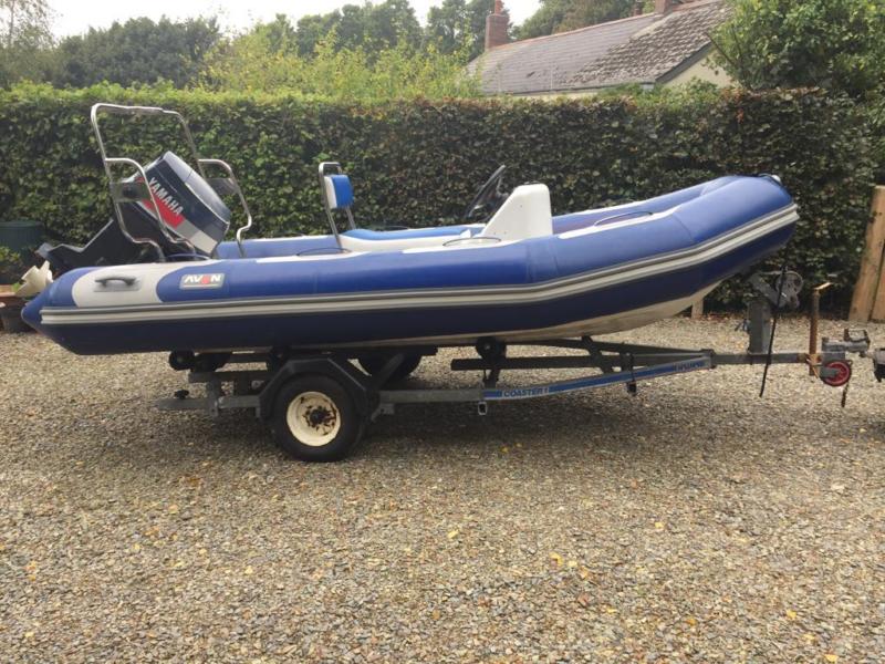 Avon Adventure Rib Boat 4m - Yamaha 60 Hp - Roller Trailer for sale ...