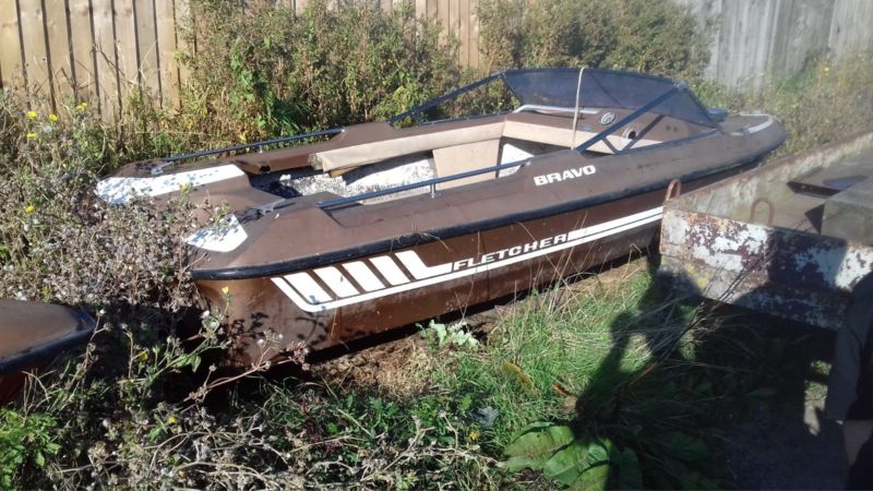 Fletcher Speed Boat Project Watertight 14ft For Sale From United Kingdom