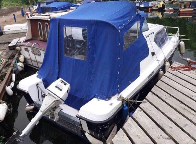 Birchwood 18ft Cabin Cruiser. Ideal For Overnight Fishing For Sale From 