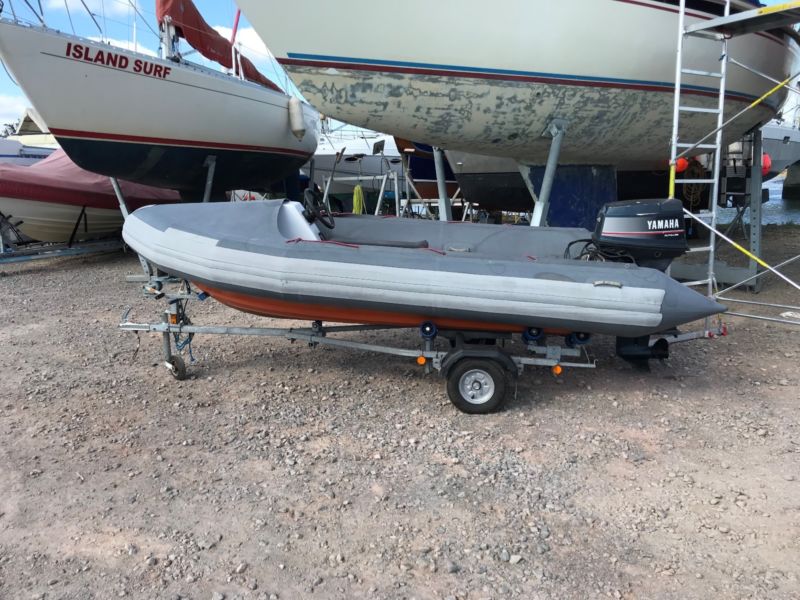 Avon Searider 4m Open Rib With Yamaha 40elpto & Trailer For Sale From 