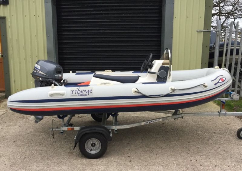 Ribeye 330 Rib Tender - Yamaha 15hp Four-Stroke Outboard - Recent ...