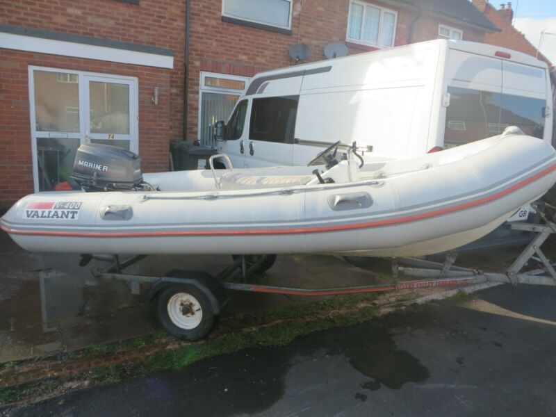 Rib Boat Valiant V400 40hp Mariner Outboard And Trailer for sale from ...