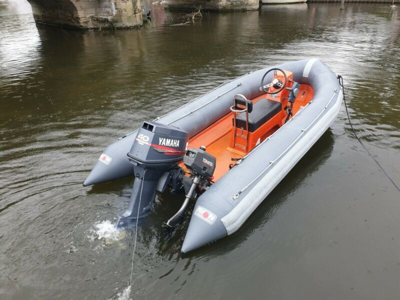 Avon Searider SR4 Rigid Inflatable Boat Yamaha 40hp Outboard Road ...