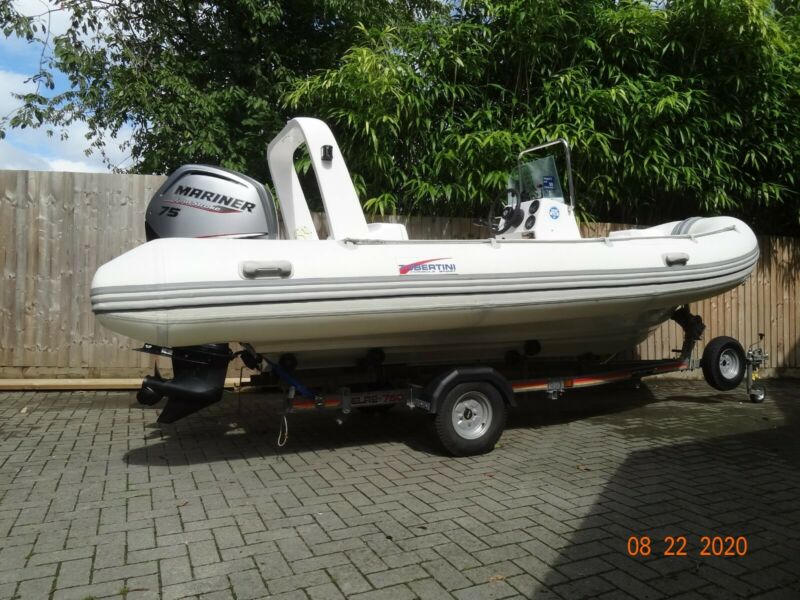 5.2m Rib With Latest 2014 Mercury Mariner 75ph Outboard Very Low Hours ...