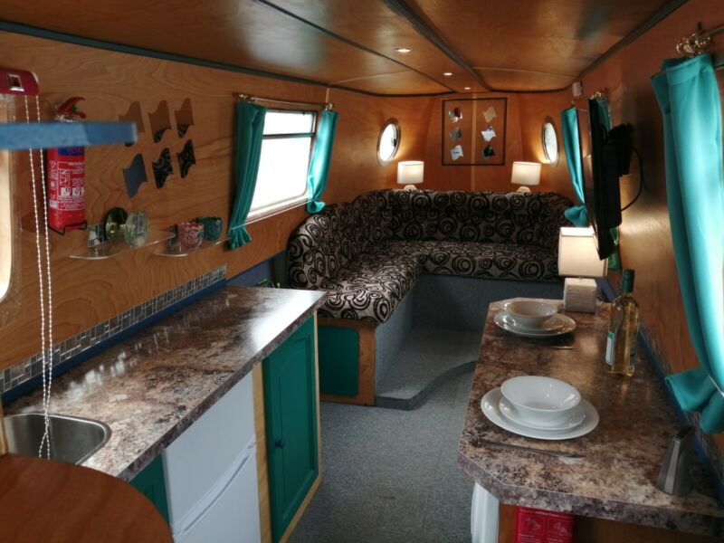 40 Ft Narrowboat Canal Boat Liveaboard Hancock And Lane 1984 Cruiser ...