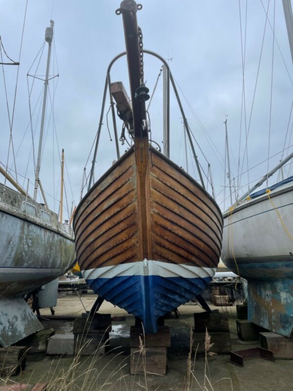 24 foot wooden sailboat