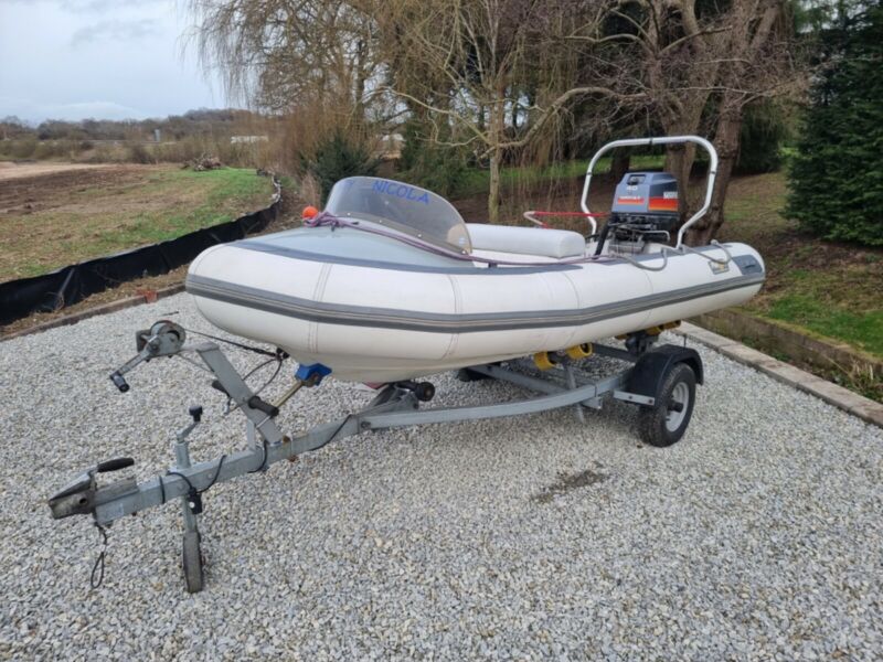 Avon Seasport S3.45 Rib Tender Boat Mariner 40Hp 2 Stroke Eng & Proline ...