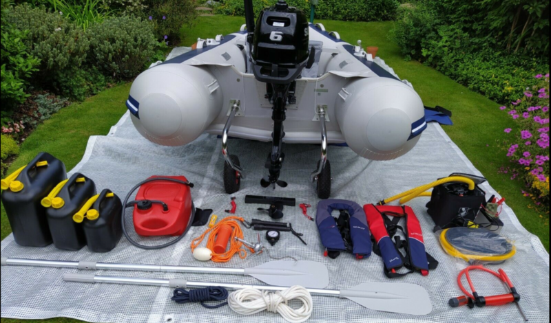 Honda Honwave 3.2 V Floor Inflatable Boat With Suzuki 6HP Complete ...