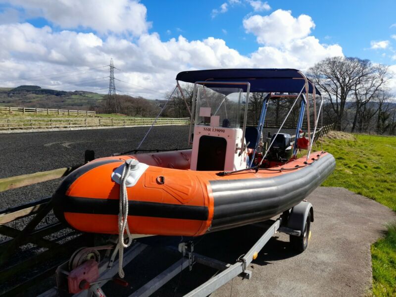 Avon Searider 5.4 Sr Rib With Suzuki 70HP 4 Stroke Both 2005 Very Good ...