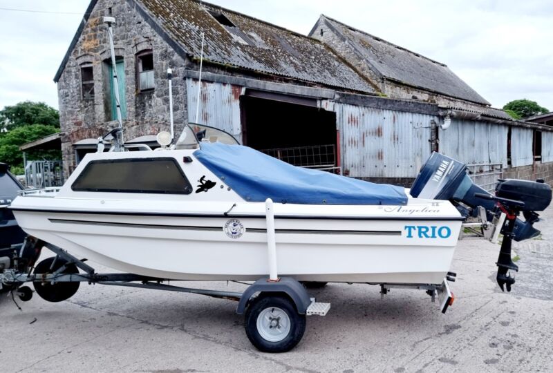 Sea Hog Trio Fishing Boat Yamaha 30hp Autolube 2nd Engine & Snipe ...