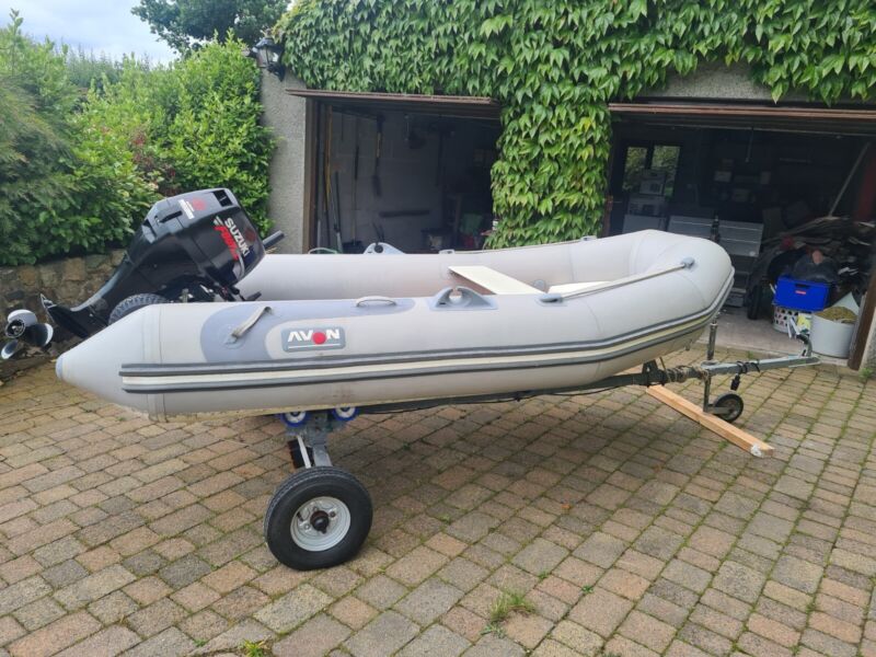 Avon Rover 3.10 Rib & Galvanised Trailer for sale from United Kingdom