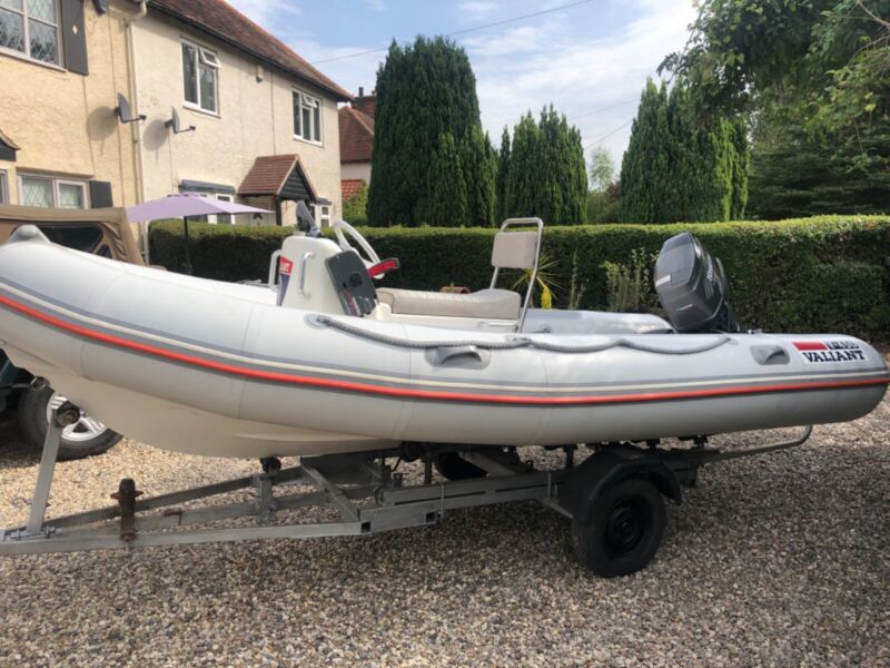 Valiant V-450 With Tohatsu 50HP 2 Stroke Rib for sale from United Kingdom