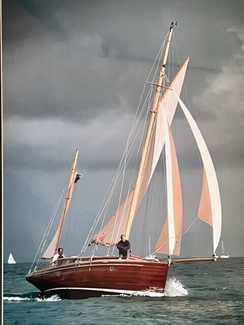 classic wooden sailing yacht for sale