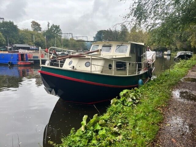 Stunning Dutch Motor Cruiser Canal River Boat Liveaboard Widebeam For Sale From United Kingdom 3492