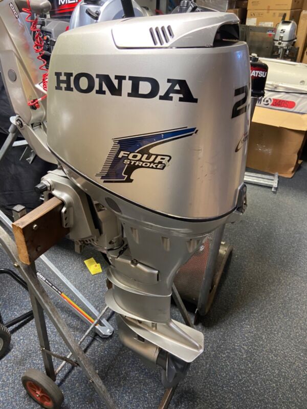 Honda 25Hp Long Shaft Outboard Engine Manual Start Four Stroke 3 ...