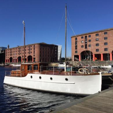 Classic Wooden River Cruiser Original 1934 Boat For Sale From United Kingdom