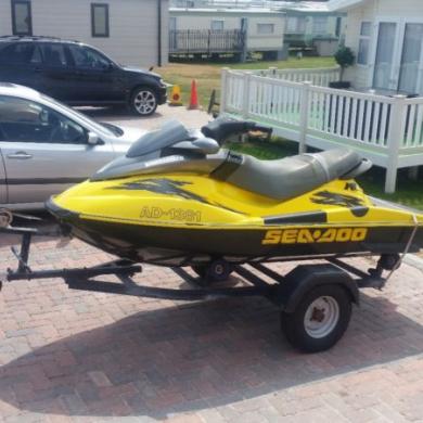 Sea Doo Rx Jetski Jet Ski 1000cc With A Problem Trailer