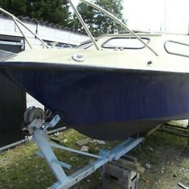 Shetland 570 Cabin Cruiser With Trailer Easy Project Sea Worthy Boat